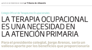 COFTO-CLM EN "LA TRIBUNA" MINIATURA LA TRIBUNA AB ESPECIAL SALUD FEB 2020 300x165 - COFTO-CLM EN "LA TRIBUNA"