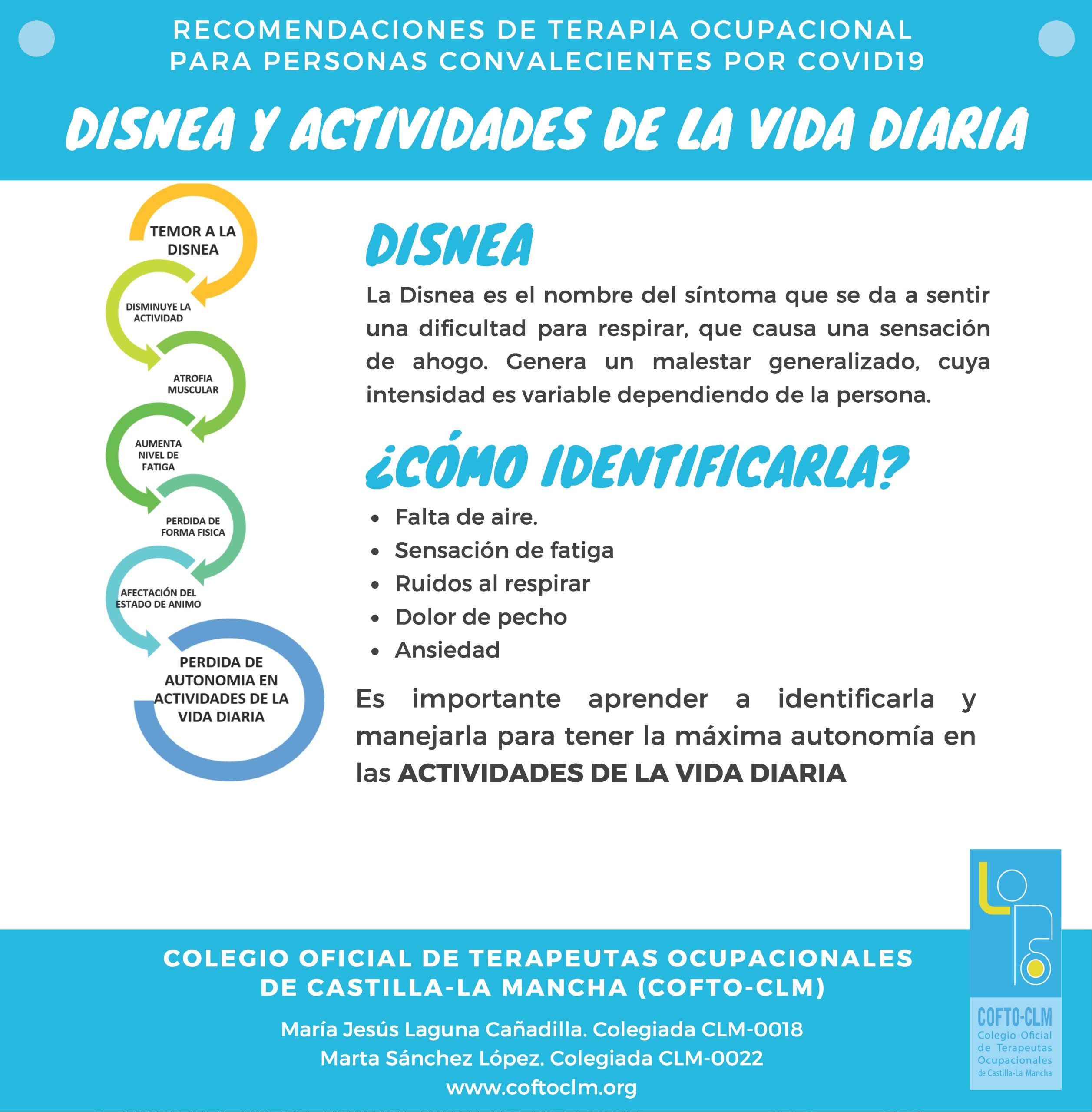 MINIATURA DISNEA COVID Y AVDS COFTO CLM scaled - Recomendaciones de Terapia Ocupacional para personas convalecientes por COVID19