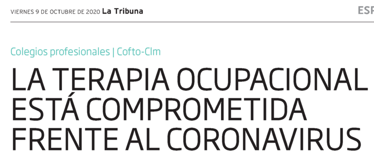 MINIATURA COFTO CLM LA TRIBUNA OCT 2020 768x337 - Actualidad y Documentación