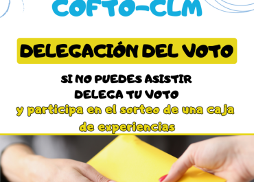 ¡ATENCIÓN COLEGIAD@! SI NO PUEDES ASISTIR A LA ASAMBLEA, PARTICIPA ENVIÁNDONOS TU DELEGACIÓN DE VOTO